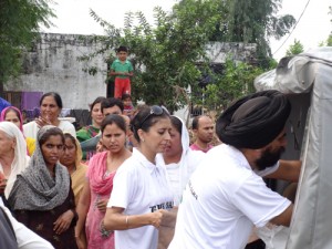 Flood Relief Distribution at Barjala